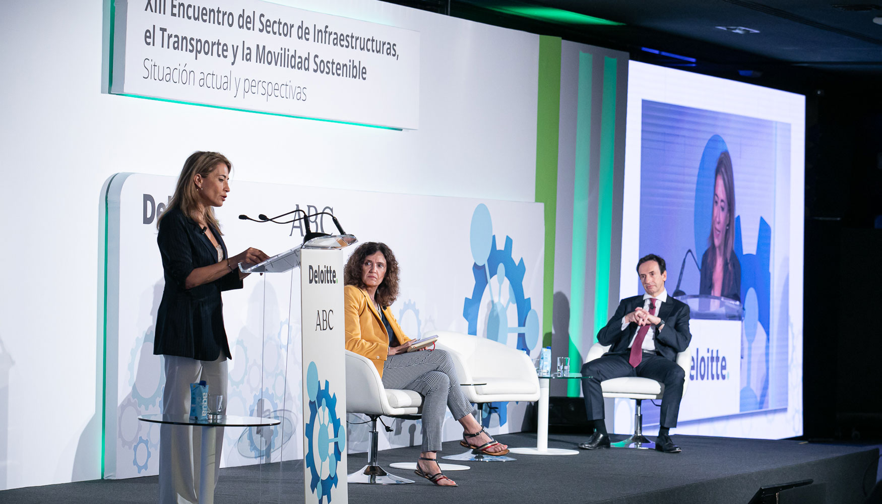 Raquel Snchez, ministra de Transportes, Movilidad y Agenda Urbana, particip en el XIII Encuentro del Sector de Infraestructuras...