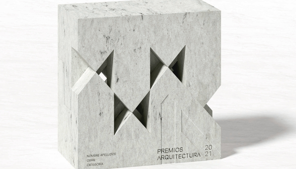 Imagen de la obra ganadora del diseo del Premio de Arquitectura del CSCAE, elaborado con materiales Compac