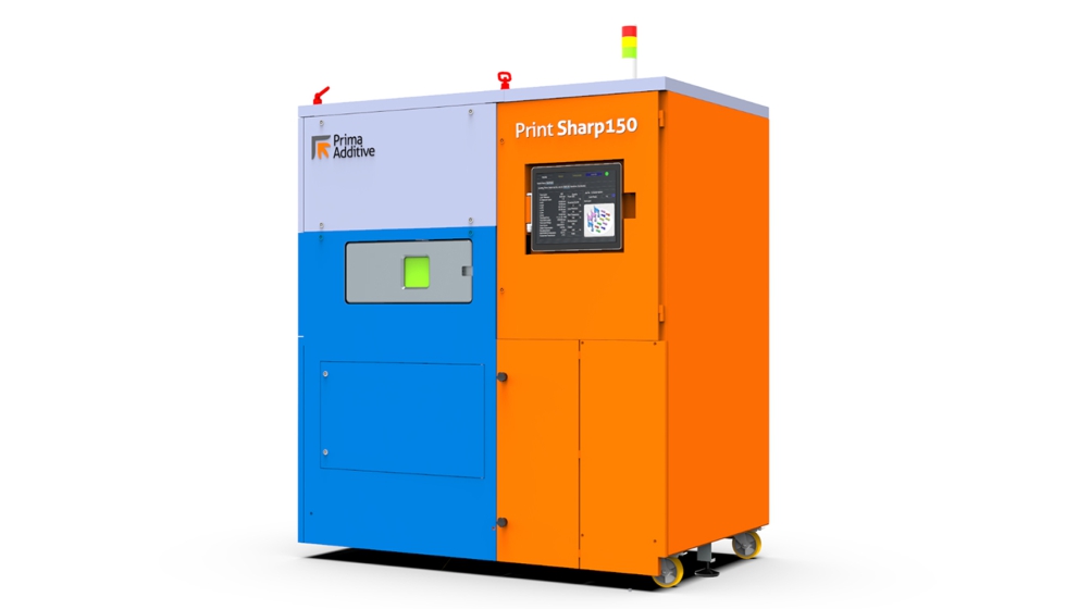 Print Sharp 150 forma parte de la familia de productos Prima Additive con tecnologa Powder Bed Fusion (PBF)