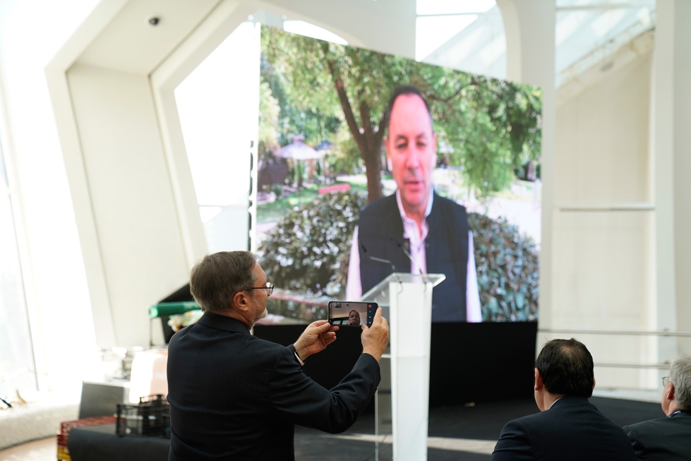Luis Victorino Martnez, Presidente de AEFA de 2019 a 2020, particip en la Gala por videoconferencia