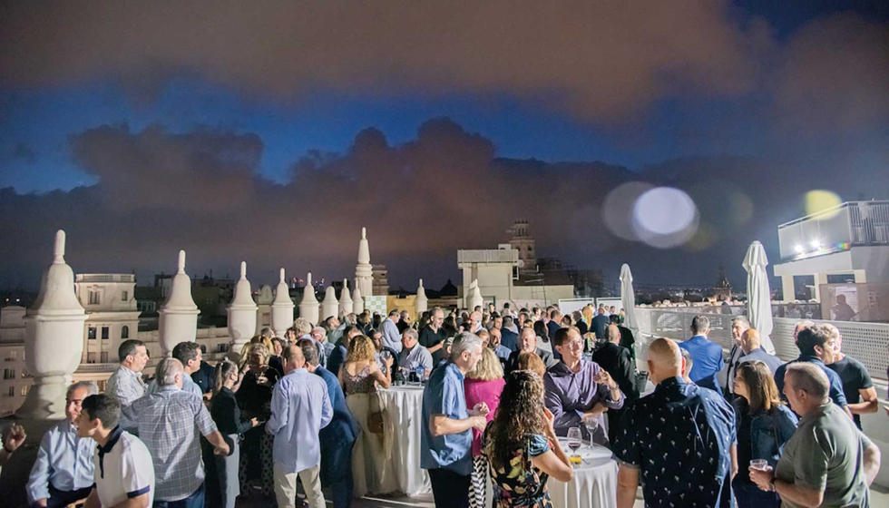 Imagen de la cena de celebracin del 20 aniversario de BdB en el Ateneo Mercantil de Valencia