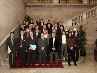 Foto de grupo del acto de constitucin del CPIC