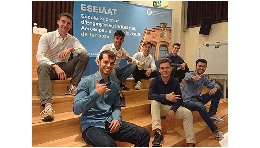 Los fundadores de KreiosSpace y estudiantes de la ESEIAAT son Max Amer Vias, Adri Barcel Gregoriano, Iker Blanco Bravo, Francisco Boira Gual...