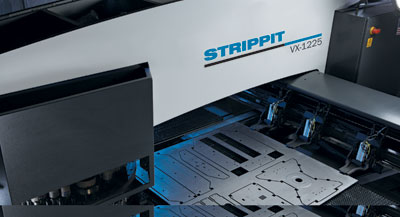 Nueva punzonadora con torreta CNC de alto rendimiento Strippit VX para la transformacin de materiales de chapa fina