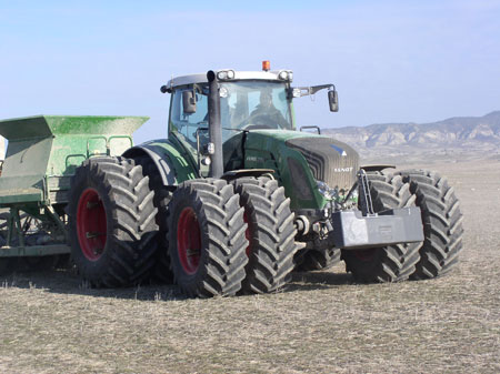 Tractor Fendt equipado con neumticos Trelleborg