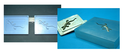 Partiendo del diseo 3D, se puede obtener el prototipo en Polyjet y mediante electroconformado obtener el electrodo final...