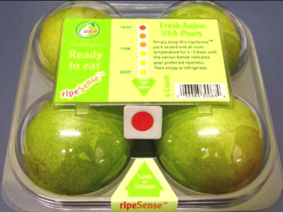 Intelligent packaging with freshness indicator