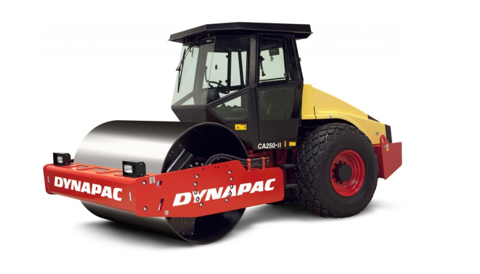 El modelo Dynapac CA 250 permite compactar a gran profundidad todo tipo de lechos y capas de refuerzo
