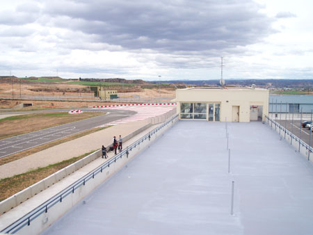 Aspecto de la terraza tras los trabajos de impermeabilizacin