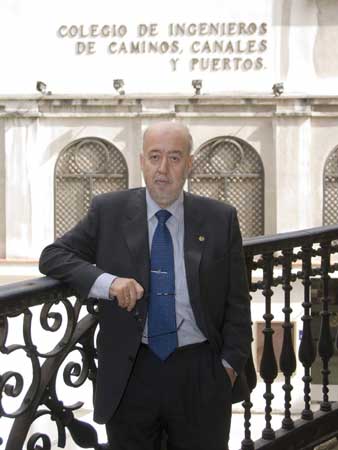 Edelmiro Ra, presidente del Colegio de Ingenieros de Caminos, Canales y Puertos