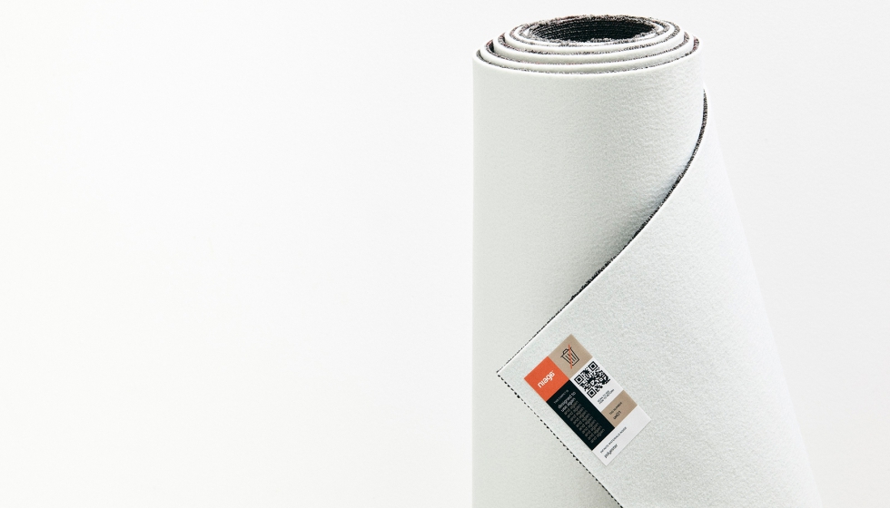 Niaga es una alfombra fabricada ntegramente en polister y completamente reciclable