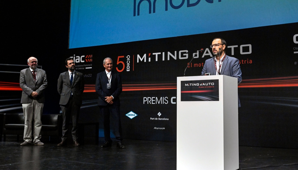 Xavier Riba Esteve, director de Innovae para Catalunya, durante la recepcin del premio CIAC