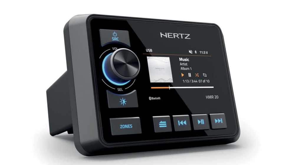 Hertz ofrece distintos modelos de unidades de control, amplificadores de hasta 2000 W
