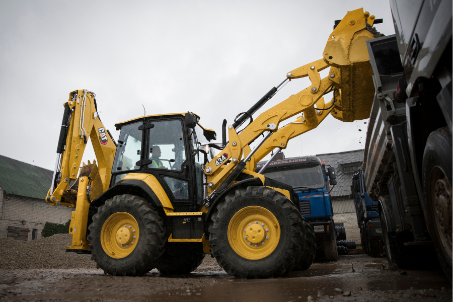 Retroescavadora Cat 434
