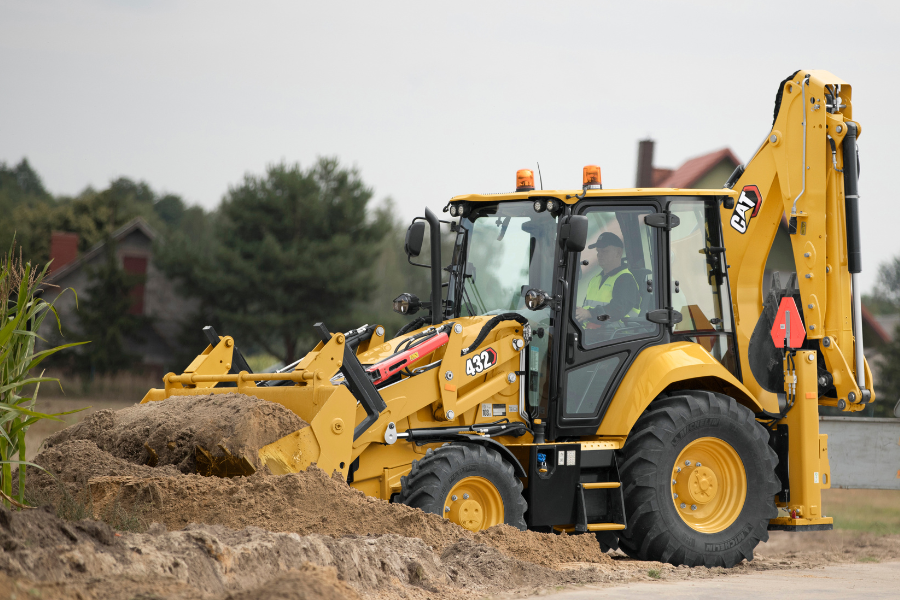 Retroescavadora Cat 432