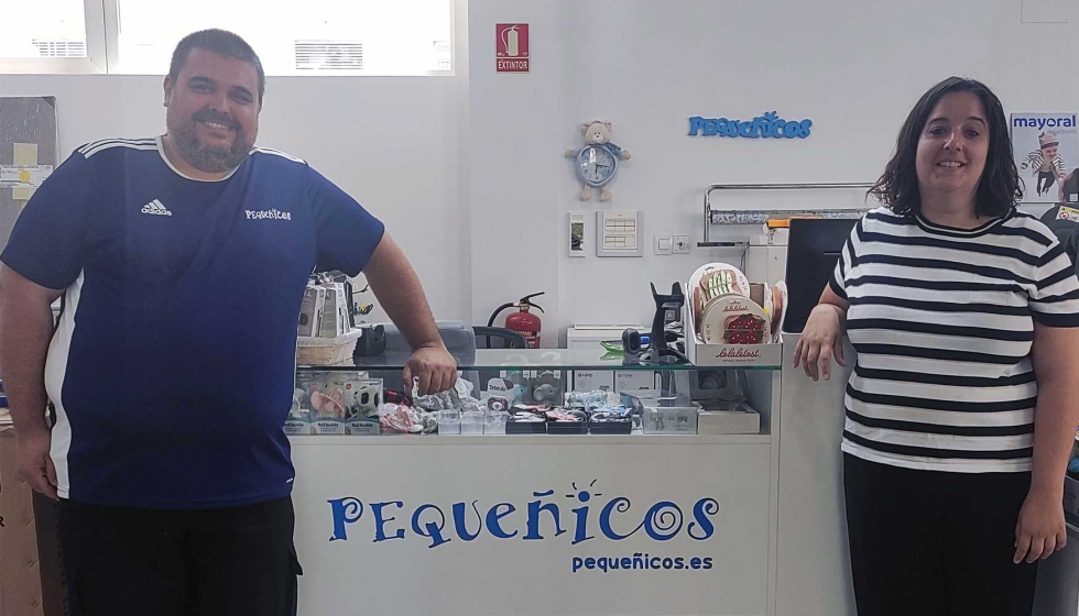Roberto Pérez y Silvia Paracuellos, gerentes de Pequeñicos (Zaragoza)