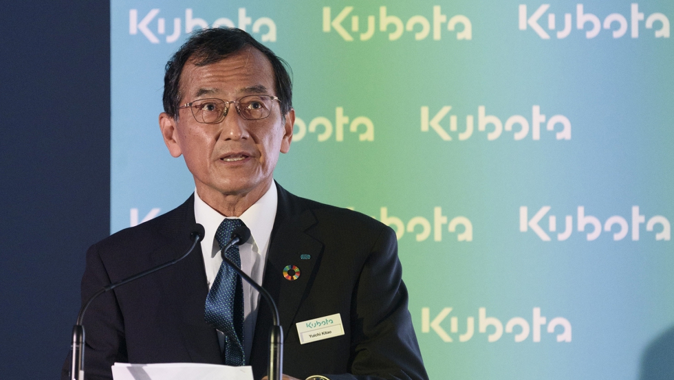 Yuichi Kitao, presidente e diretor representante da Kubota Corporation