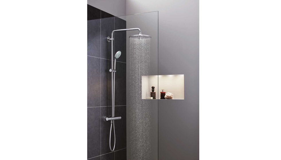 El sistema de ducha de Grohe que se adapta al estilo de cualquier baño