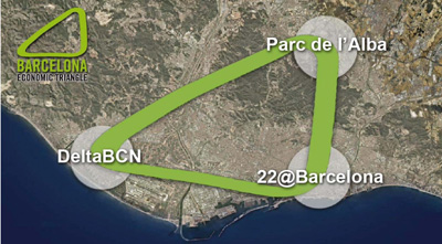 Las tres reas que forman el proyecto se extienden desde la desembocadura del Llobregat al ro Bess y al corazn del Valls y juntas suman cerca de...