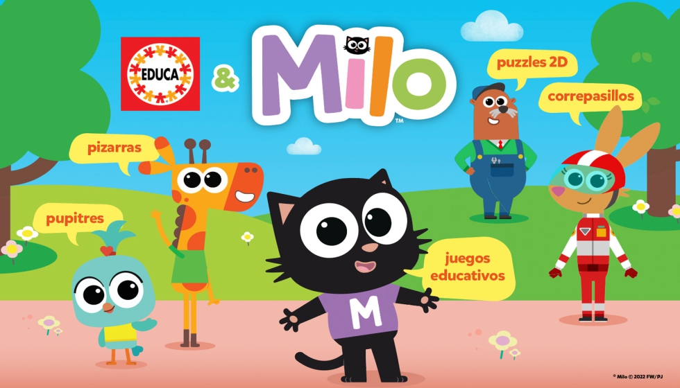Grupo Educa Borras lanzar productos de Milo en diversas categoras