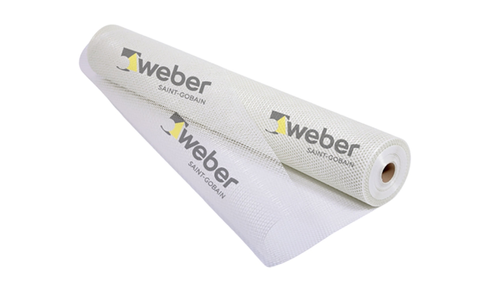 Esta malla de fibra de vidrio de Saint-Gobain Weber mejora las prestaciones en trminos de aislamiento y eficiencia energtica...