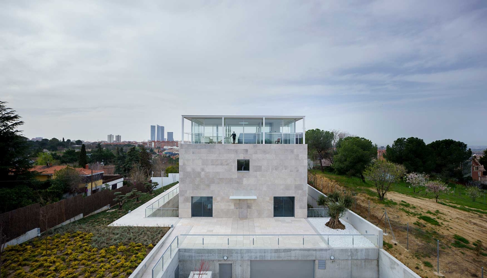 Casa Rotonda, del aclamado arquitecto Alberto Campo Baeza, recuerda a las villas renacentistas de Andrea Palladio...