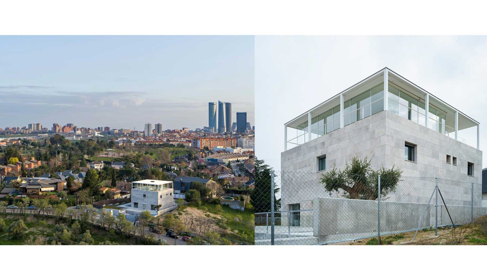 Imagen area de la ubicacin de la Casa Rotonda...