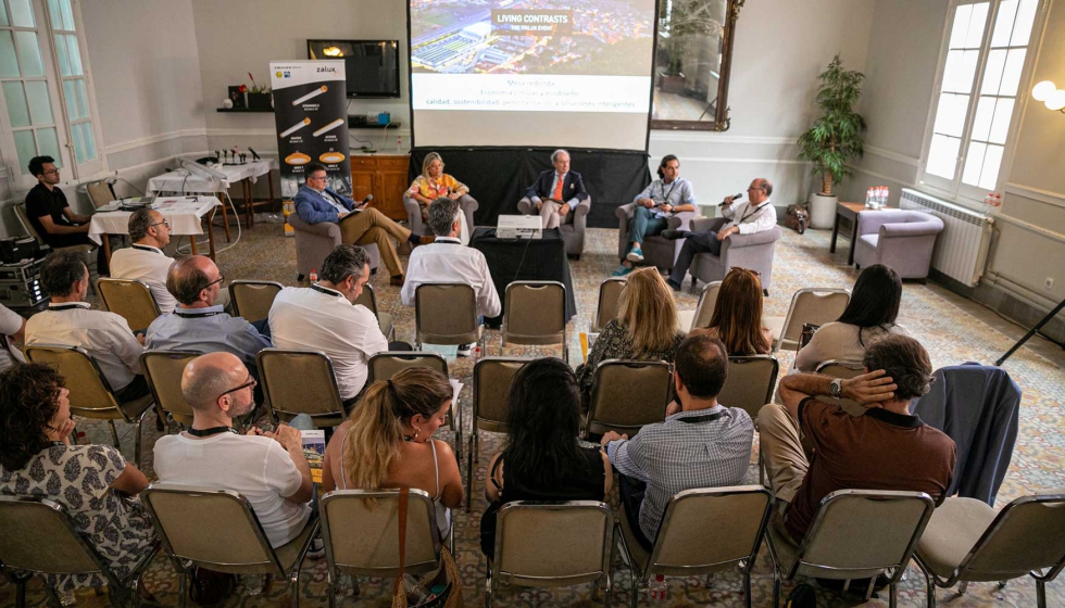 Imagen del programa Living Contrasts, que ha organizado Trilux en Alhama de Aragn, donde se encuentran las plantas de produccin de Zalux...