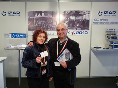 The winners were Francesc Mancha and Mara Pilar Pallerola on behalf of hardware Pallerola of Vilanova i la Geltr...