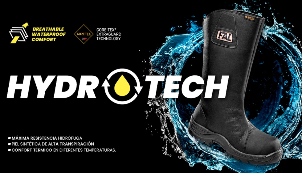 Fal Seguridad lanza Hydrotech, un con las funciones de una bota de agua pero transpirable - Protección Laboral