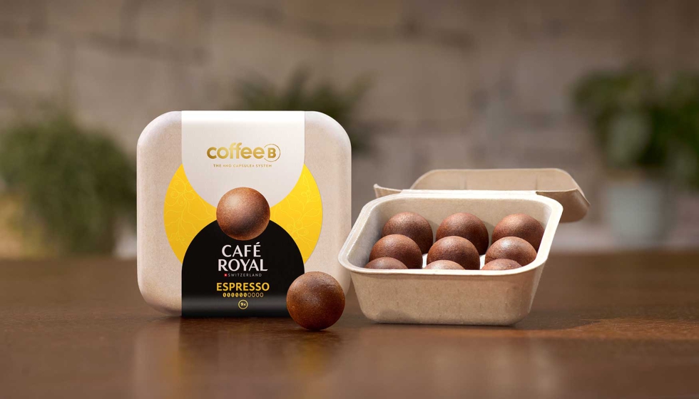 La Coffee Ball es una bola de caf prensado envuelta nicamente con una capa protectora de origen natural y totalmente compostable...
