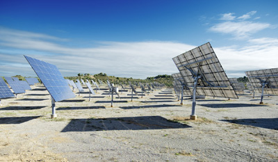 DEGERenergie cuenta con 15.000 unidades instaladas en Espa�a. Imagen de una instalaci�n en Juncosa de les Garrigues (Lleida)...