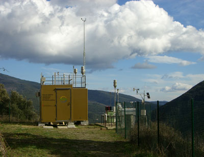 La estacin de control de la calidad del aire del Montseny forma parte de la red europea EUSAAR