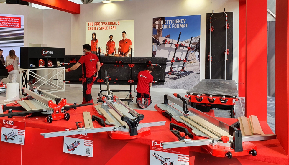 Imagen del stand de Rubi en la feria de Cersaie en la pasada edicin