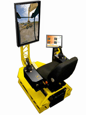 New heavy machinery driving simulator