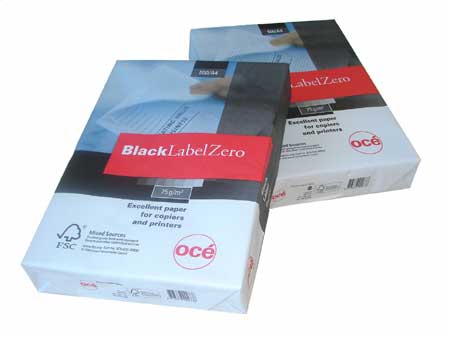 El nuevo papel Oc Black Label Zero no produce emisiones de CO2