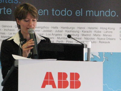 Claire Carmona, directora europea del negocio de turbocompresores de ABB