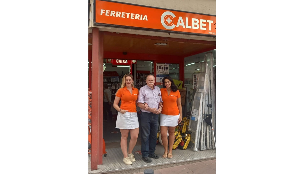 Alba, Joan y Gemma Puig, tercera generacin al frente de Ferreteria Calbet
