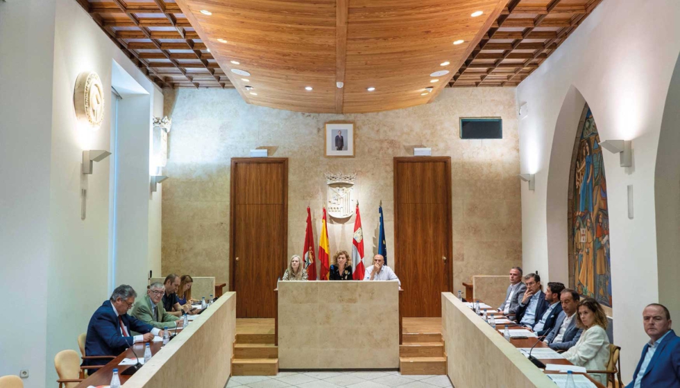Reunin del comit institucional en el Ayuntamiento de Salamanca