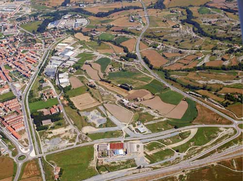 Phases II and III of Mas les Vinyes contributing a total of 39.7 hectares of land for economic activity in Torell