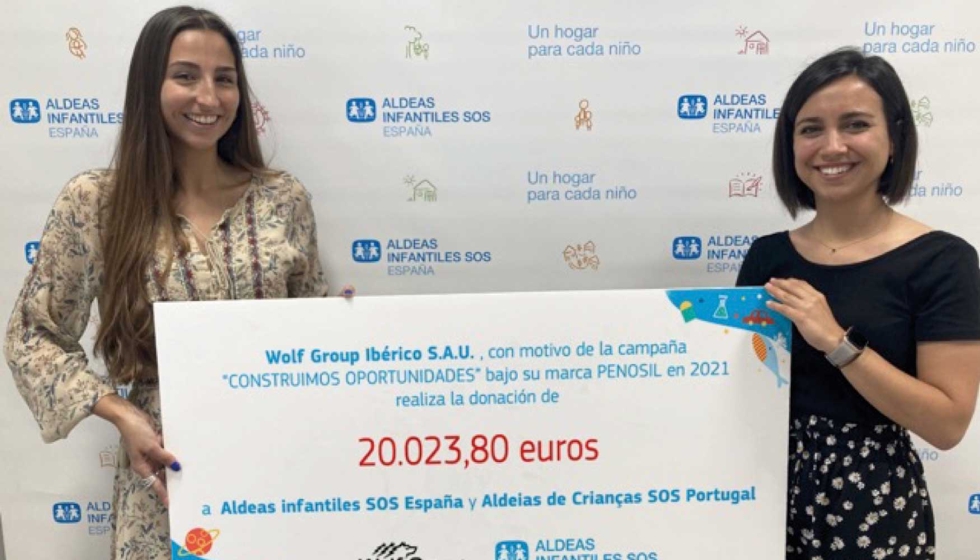 Adriana Ruiz lvarez, Alianzas Corporativas y RSC (a la izquierda) y Luca Snchez Abad, responsable de Alianzas Corporativas y RSC...