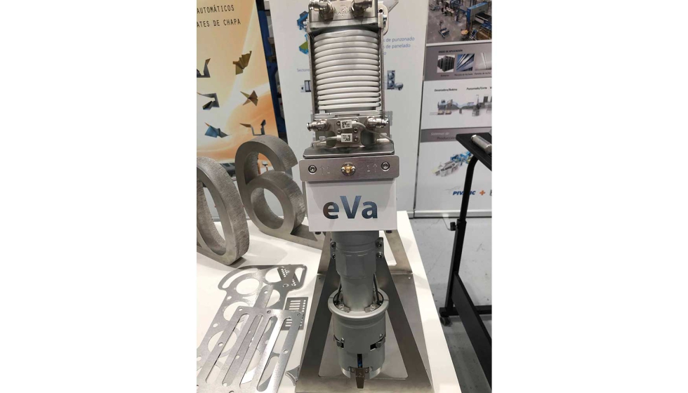 El cabezal eVa patentado por Eagle es uno de los puntos fuertes de la mquina