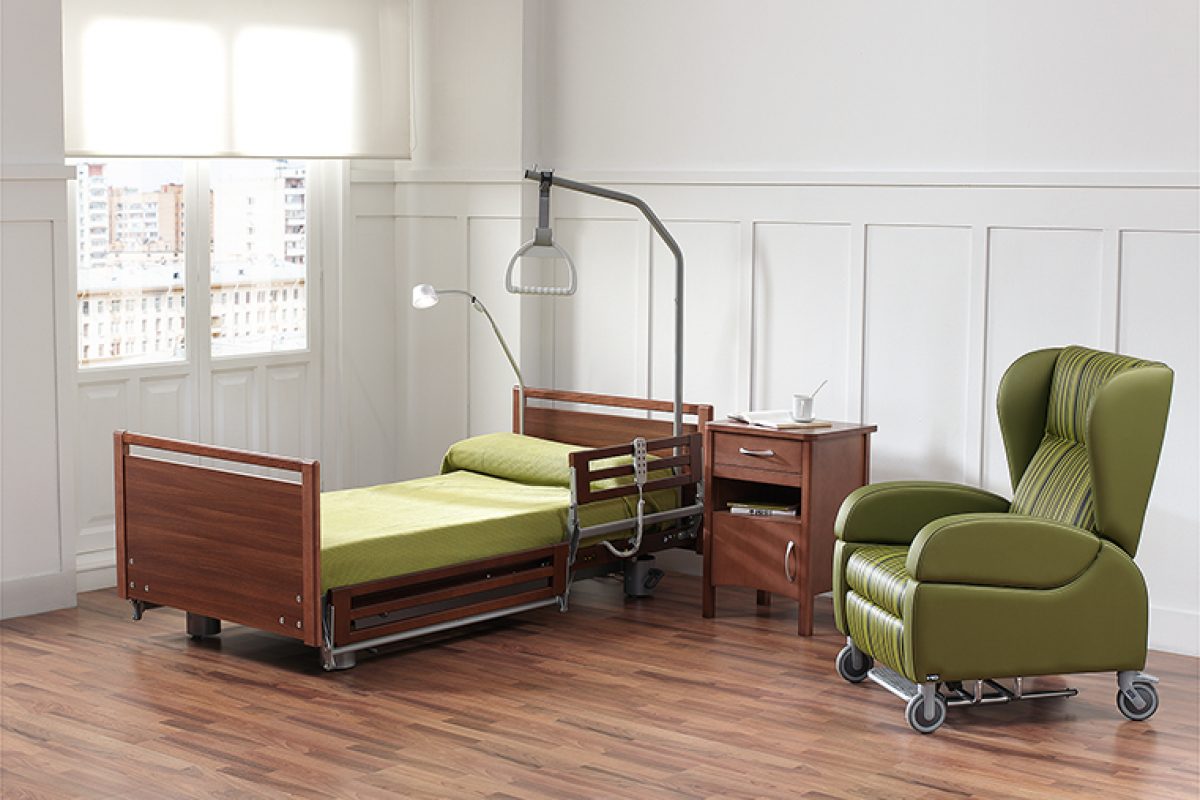 ND Mobiliario y Equipamiento Integral develops a new functional and comfortable geriatric bed...