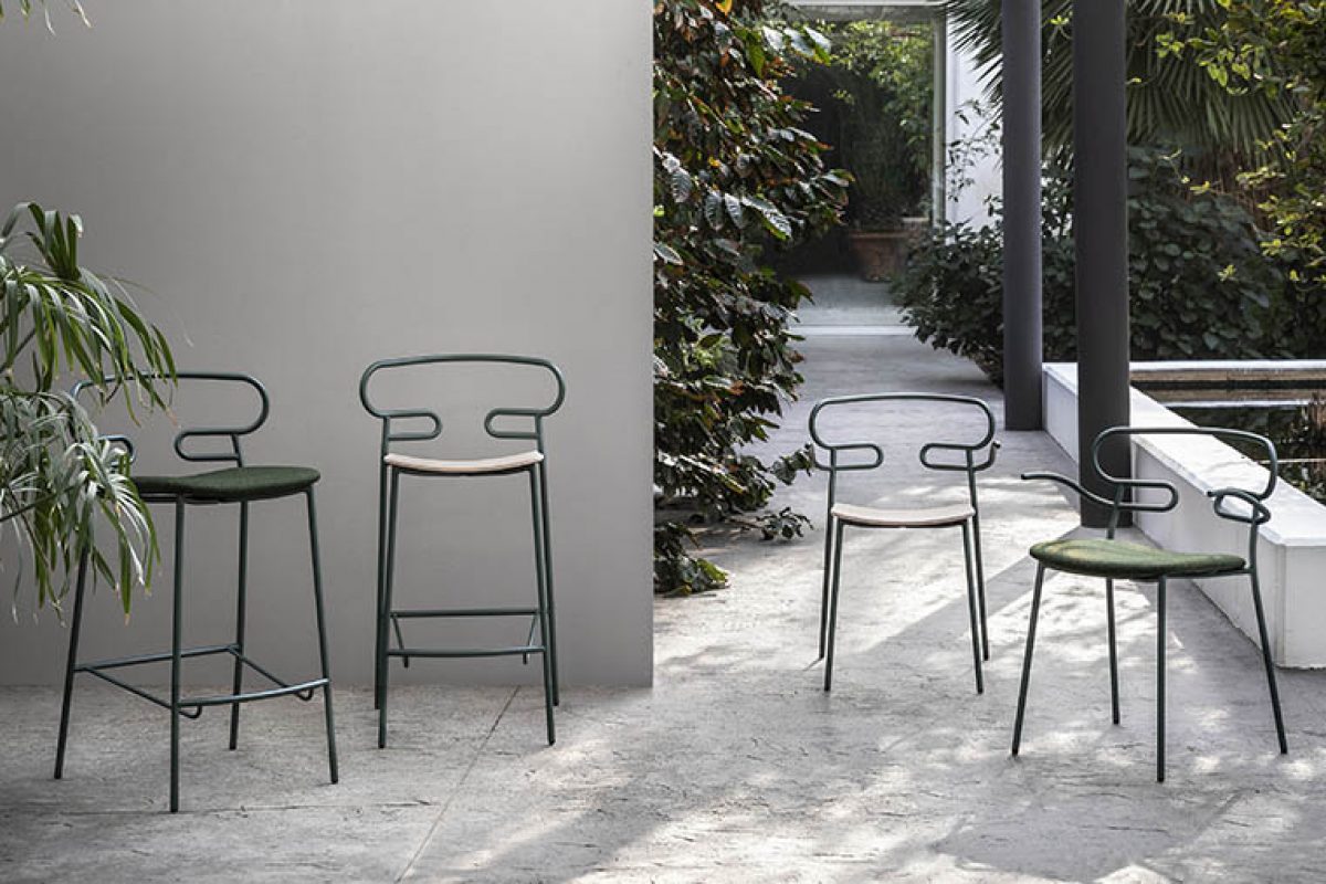 The aesthetic lightness of the Genoa collection by Trab, now in an outdoor version