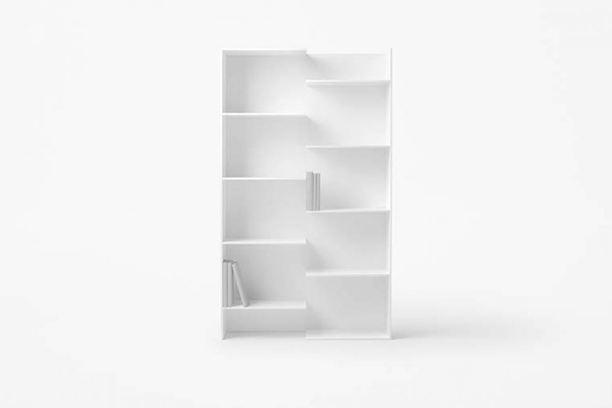 nendo designed newly collection of shelving units Step for Desalto