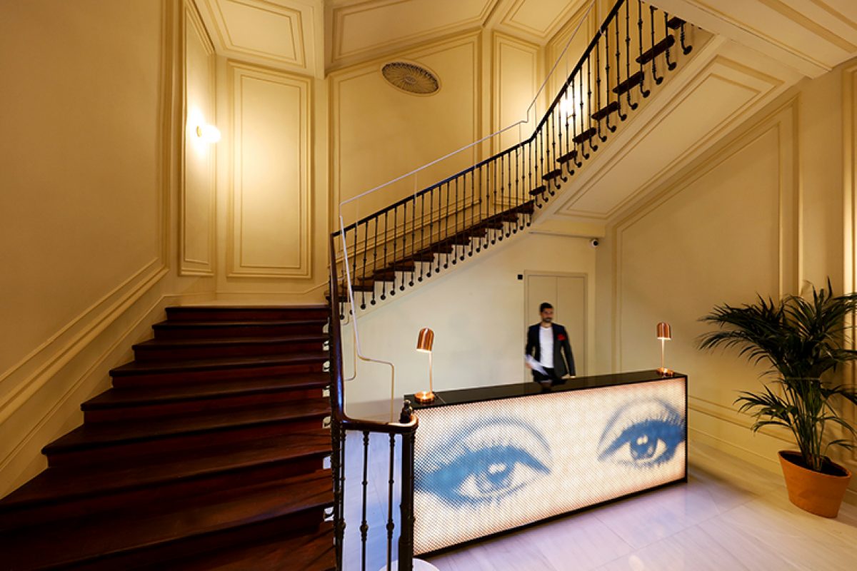 El Equipo Creativo designed the Axel Hotel Madrid...