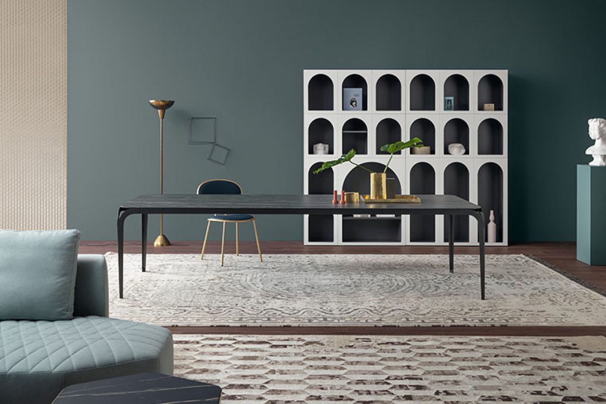 Delta, Bonaldo's table inspired by the Spanish artist Antoni Tpies, winsh a Good Design Award 2019