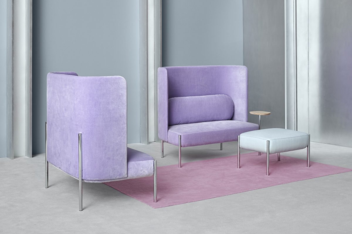 The Ara family by PerezOchando for Missana grows with the addition of a sofa and an ottoman...