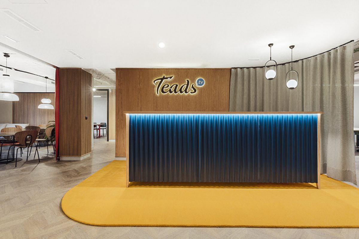 Stone Designs is inspired by the 50s golden age for the Teads.tv offices interior design project