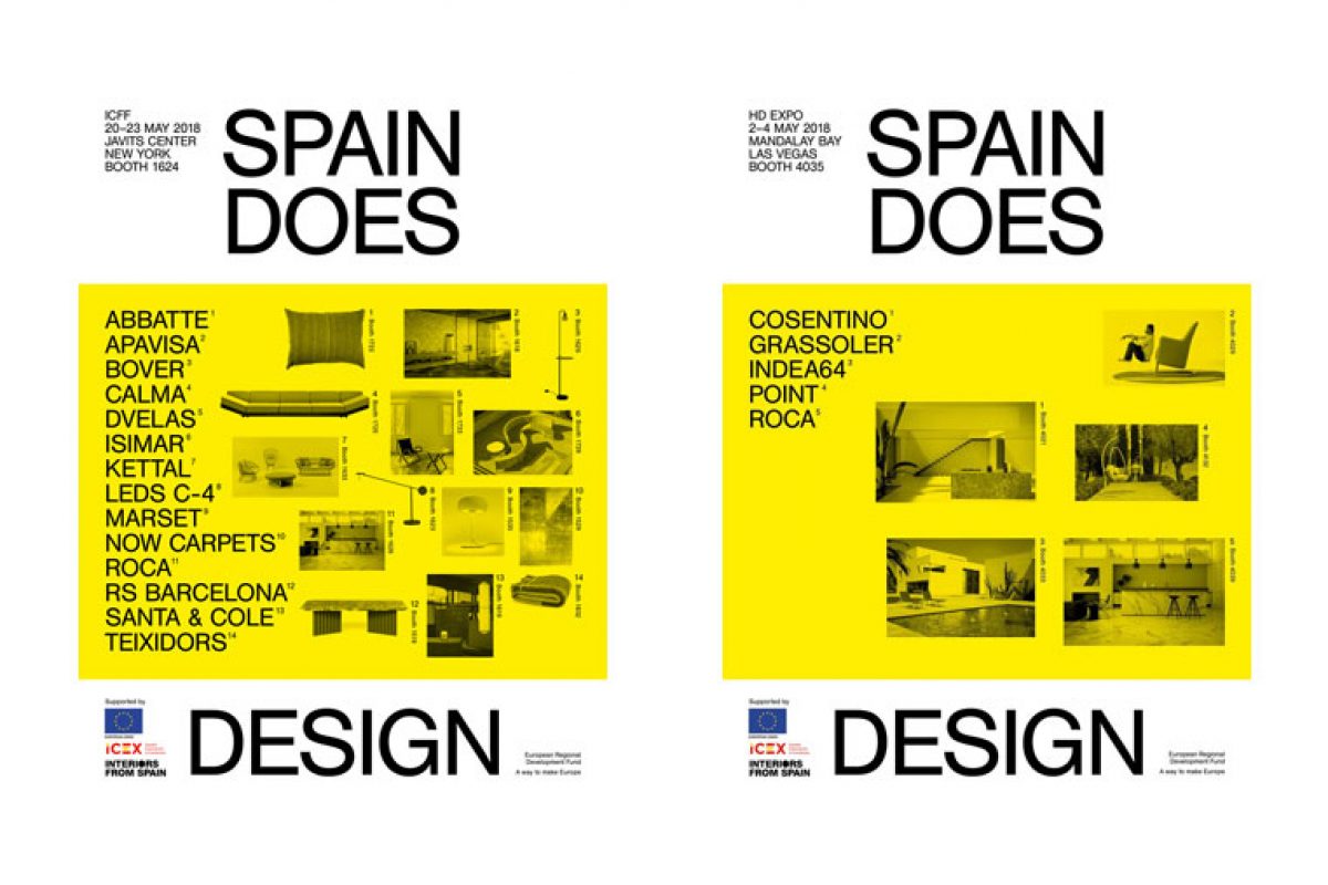 The Spanish design travels in May to the United States to showcase its collections at two of the most important design...
